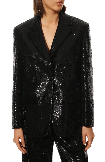 Жакет с отделкой пайетками PRADA, арт. P518MR-10AI-F0002-221, фото 3