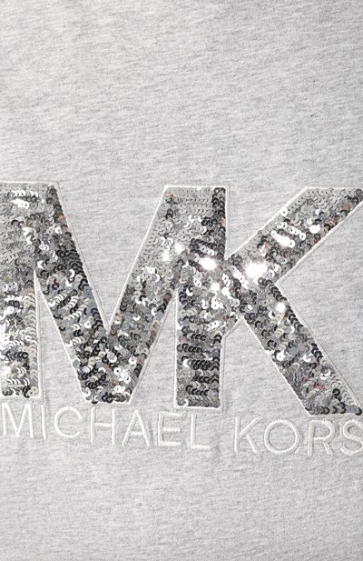 Хлопковая футболка MICHAEL MICHAEL KORS, арт. MH95MCE97J, фото 5