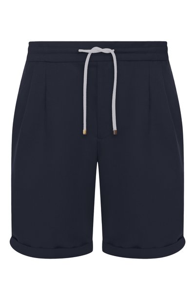 Мужские шорты изо льна и хлопка BRUNELLO CUCINELLI, арт. MH255U0020
