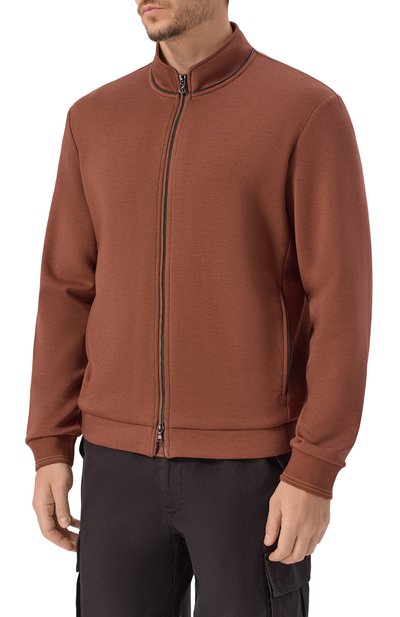 Толстовка BOGNER коричневого цвета по цене 40900 руб., арт. 88195253, фото 3 Толстовка BOGNER, арт. 88195253, фото 3