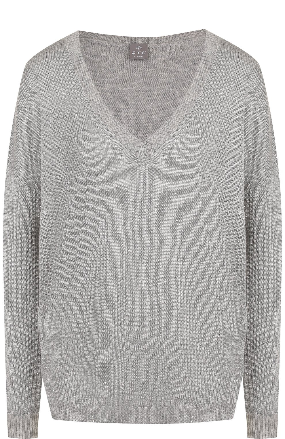 Кашемировый пуловер с v-образным вырезом FTC, арт. 700-0100, фото 1