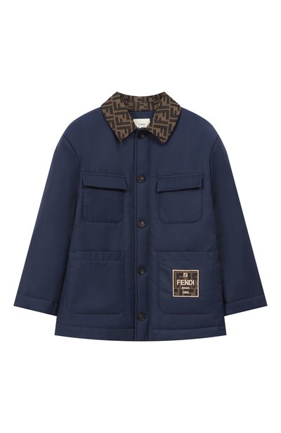 Мужская утепленная куртка-рубашка FENDI, арт. JMA332/ART2/8A-12+