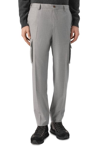 Шерстяные брюки-карго CORNELIANI, арт. 284L02/2A18111, фото 3