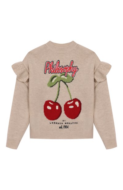 Шерстяной свитер PHILOSOPHY DI LORENZO SERAFINI KIDS, арт. I9F604/6066/4-10