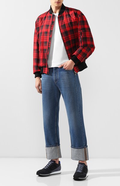 Замшевые кроссовки HOGAN, арт. HXM3210K790LJG, фото 2