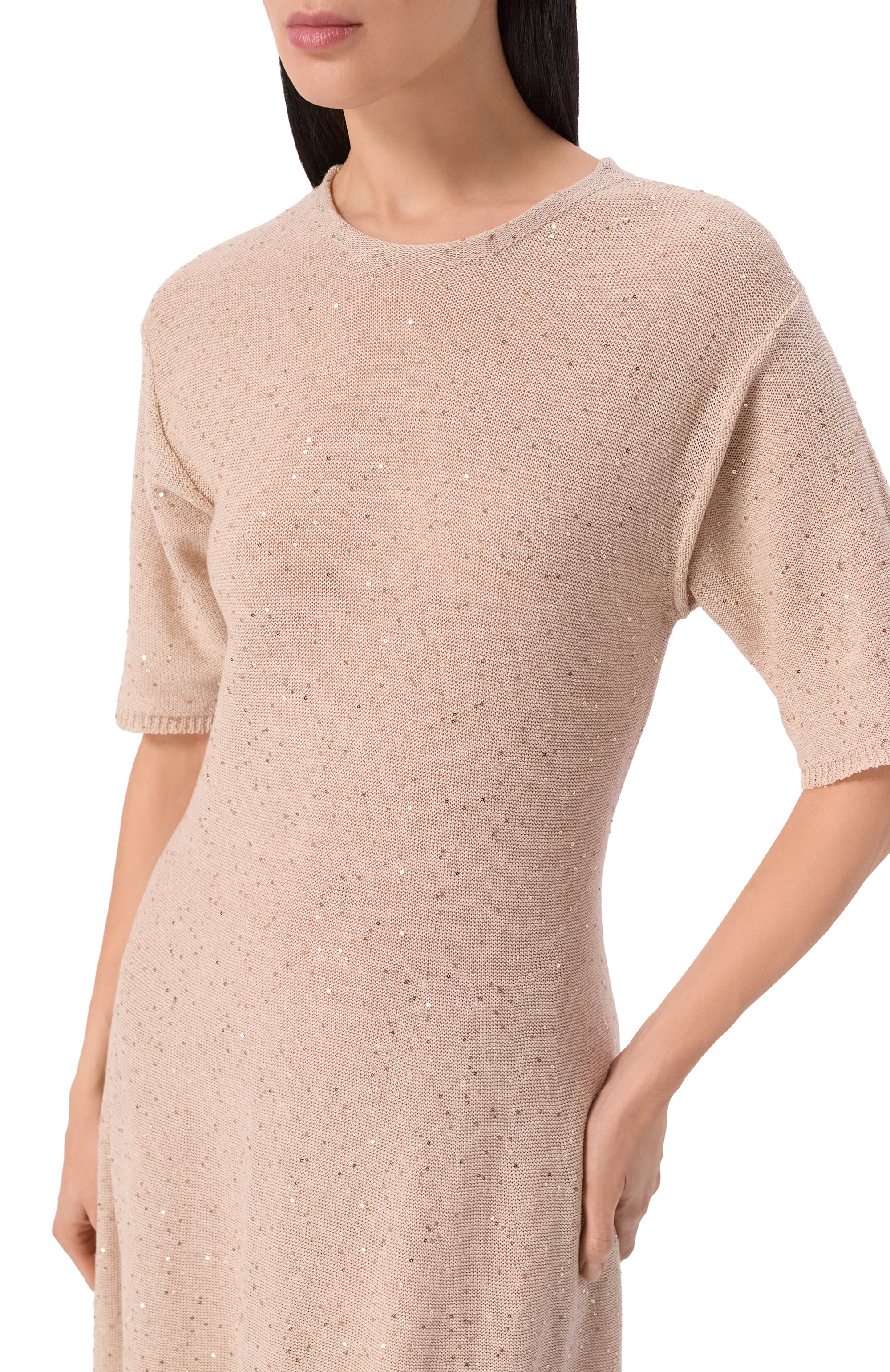 Платье изо льна и хлопка ANTONELLI FIRENZE, арт. 41797Q/01625, фото 4