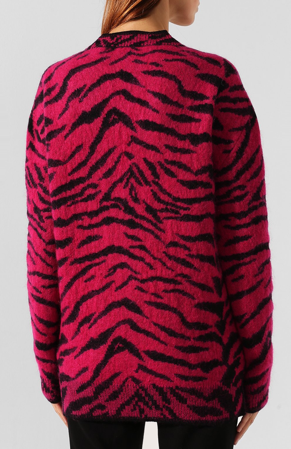 Кардиган SAINT LAURENT фуксия цвета по цене 134500 руб., арт. 586762/YAHE2, фото 4 Кардиган SAINT LAURENT, арт. 586762/YAHE2, фото 4