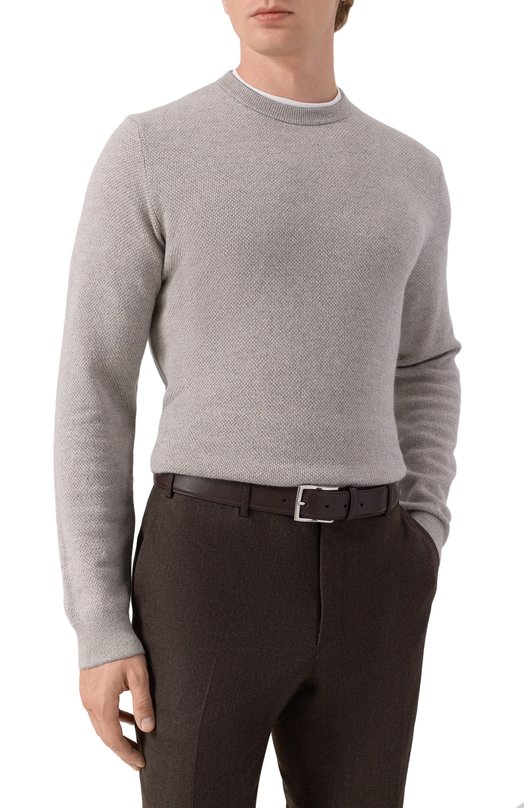 Кожаный ремень Corneliani 26V316-2620808 Коричневый  26V316-2620808 Фото 2