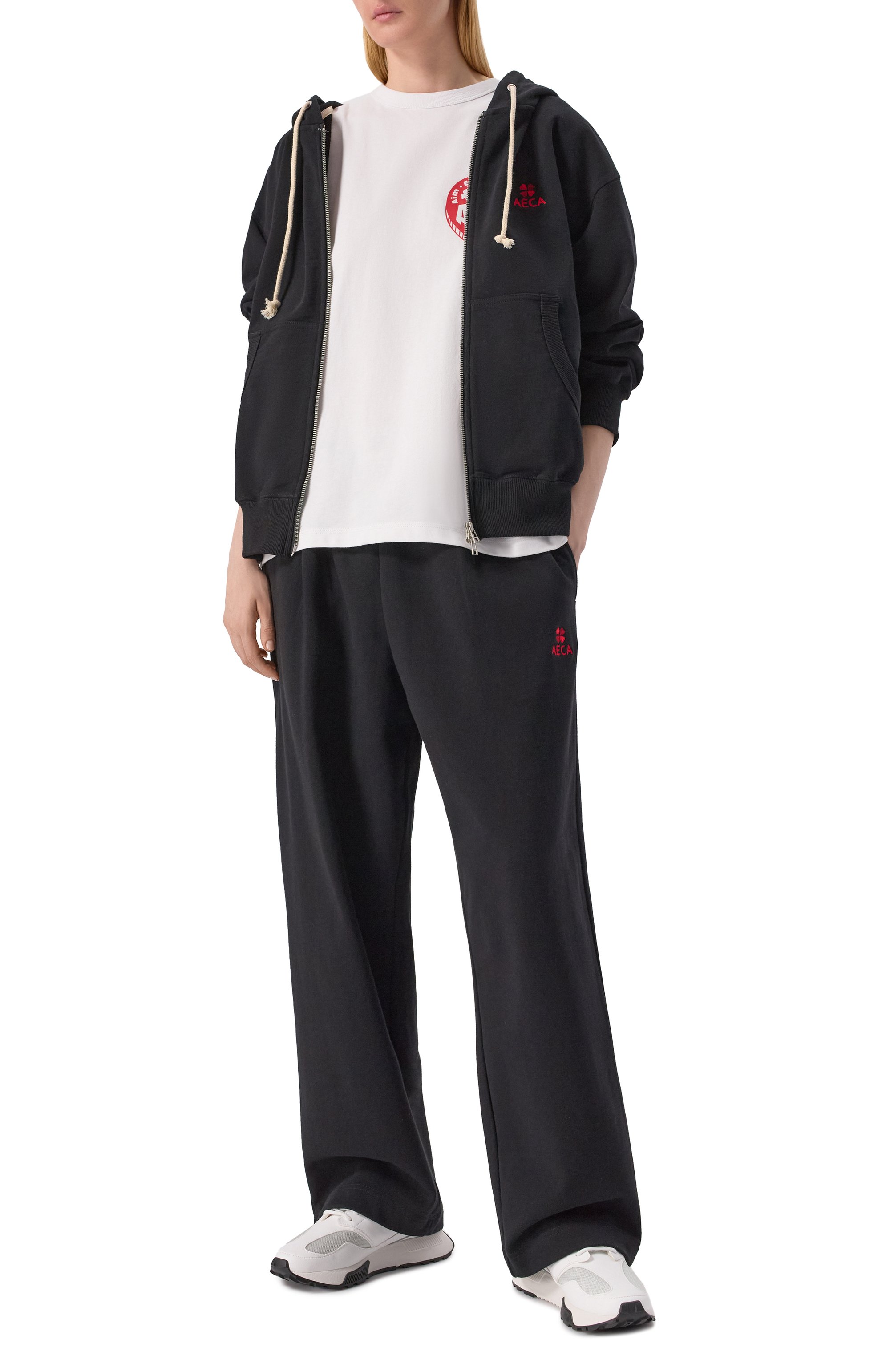 Хлопковые брюки AECA WHITE, арт. AWCMFWBDBPLSO001C0.BLACK (S), фото 2