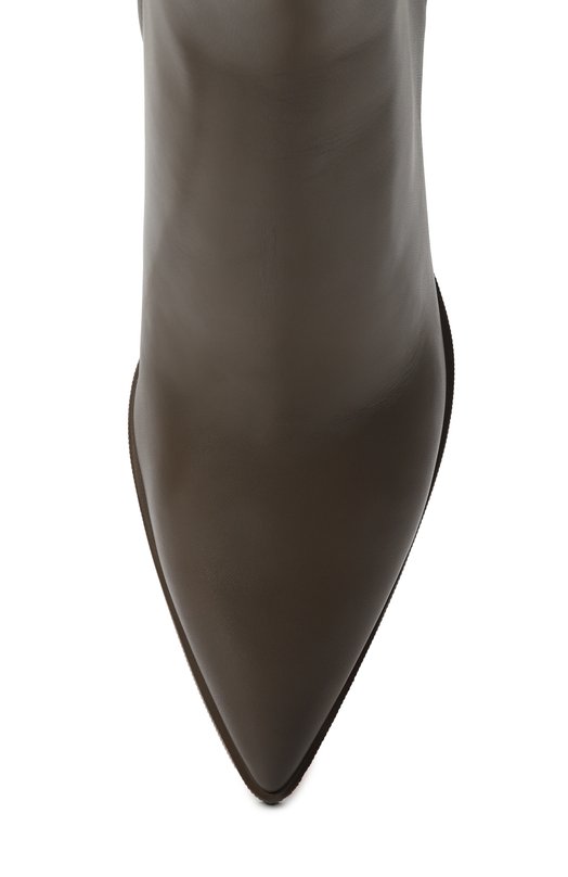 Кожаные ботильоны Santoni WTEG71231PC4NVGB Коричневый  WTEG71231PC4NVGB Фото 6