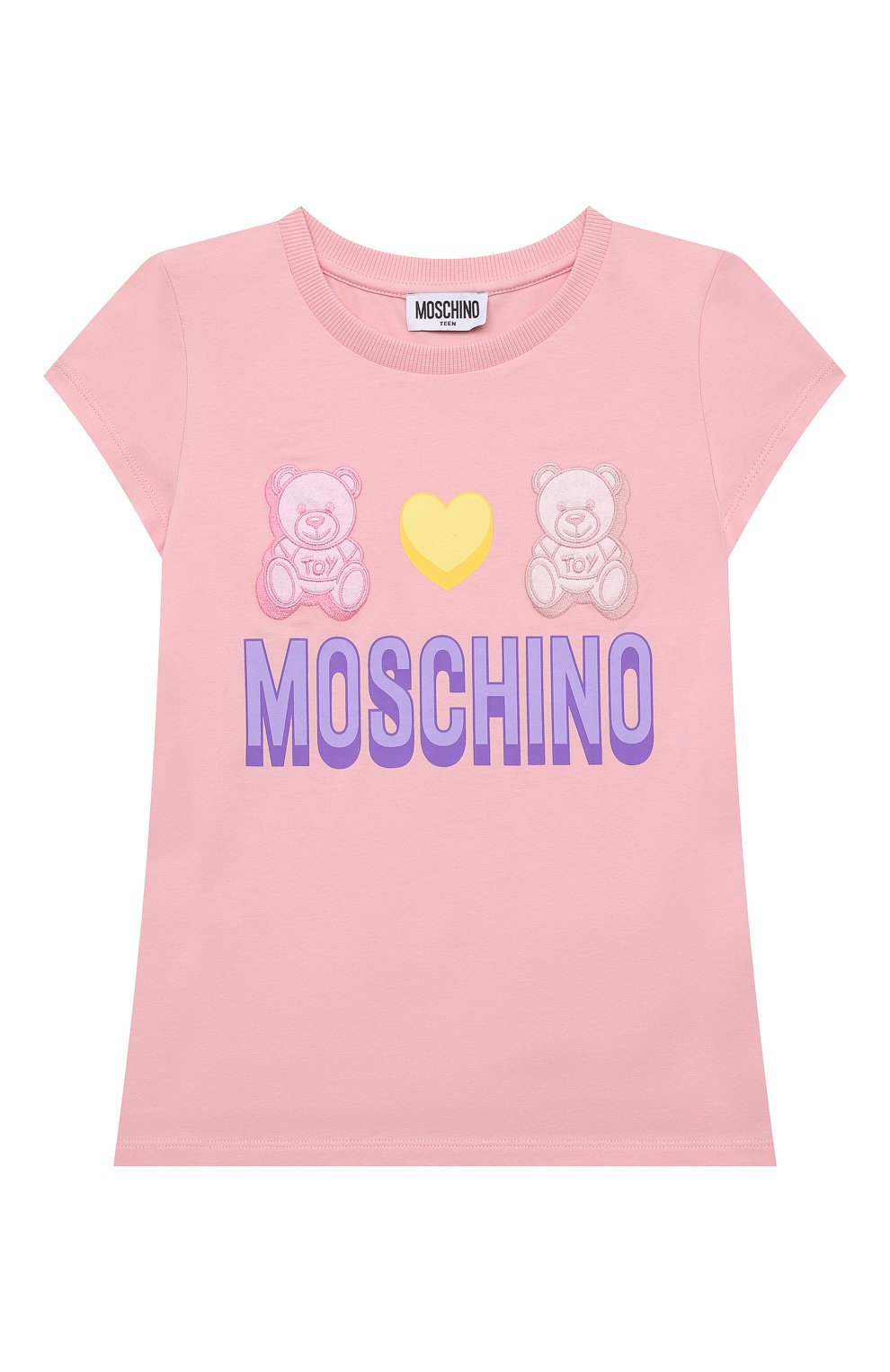 Хлопковая футболка MOSCHINO, арт. HCM042/LBA00/10A-14A, фото 1