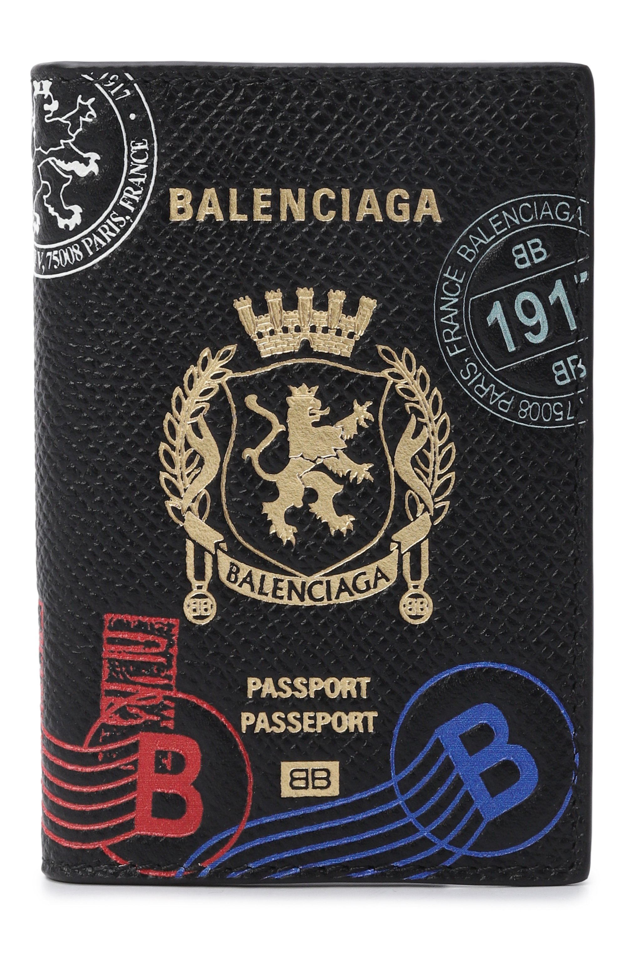 Кожаный футляр для кредитных карт BALENCIAGA, арт. 866733/2ACGS, фото 1