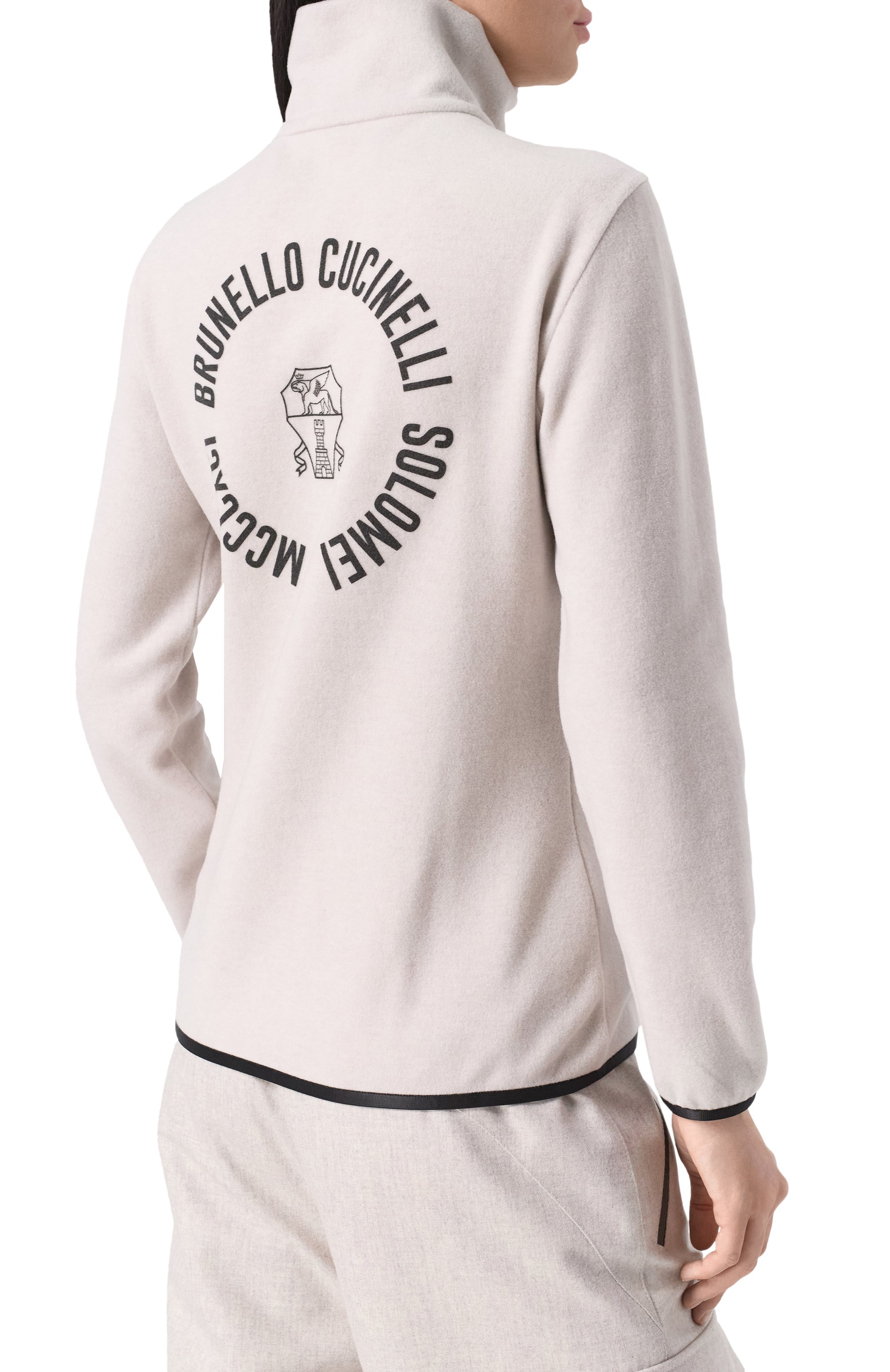 Пуловер из кашемира и хлопка BRUNELLO CUCINELLI, арт. MM840VB904, фото 4