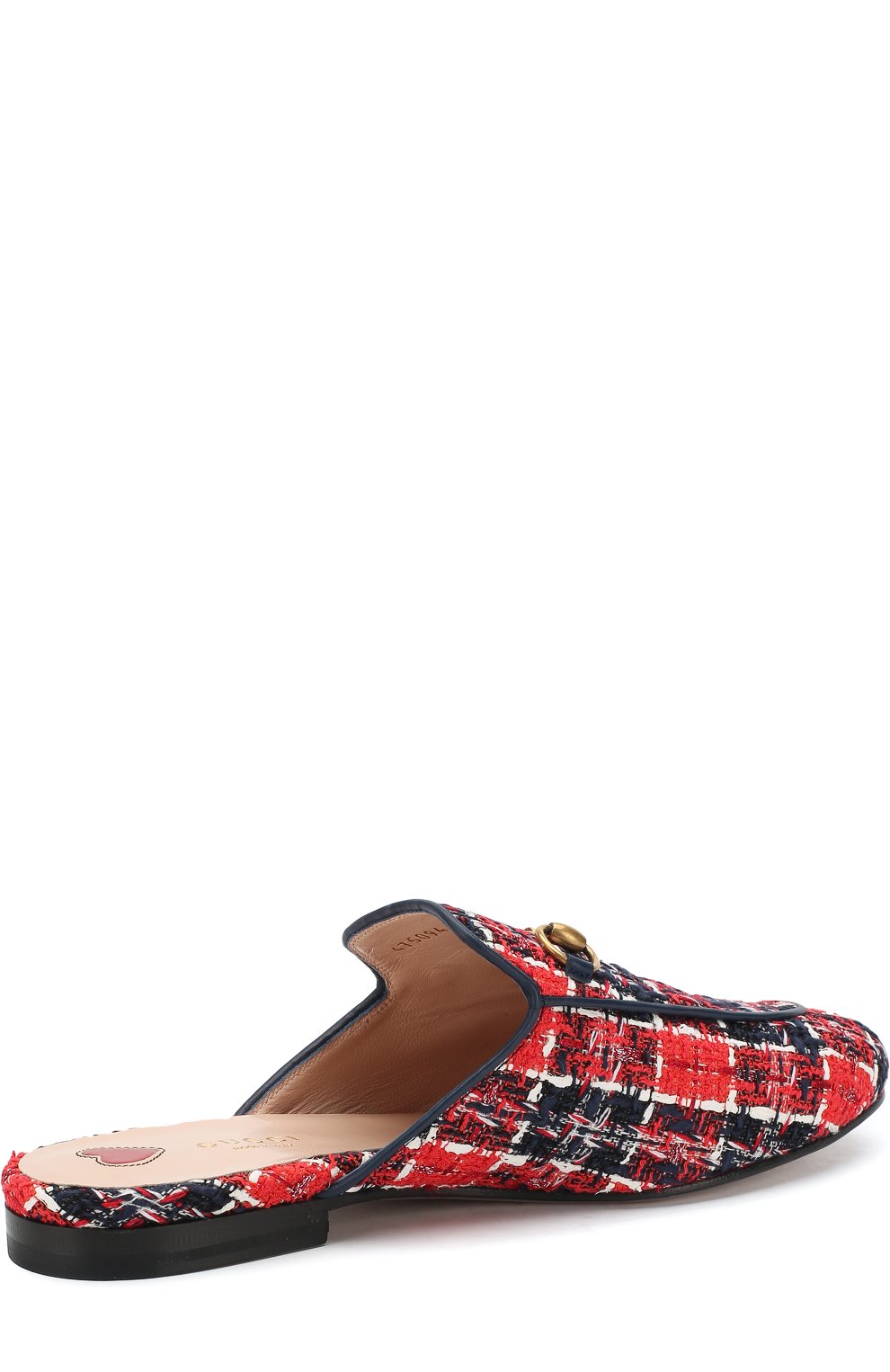 Твидовые сабо princetown с пряжкой-трензелем GUCCI, арт. 475094/9PJ20, фото 4