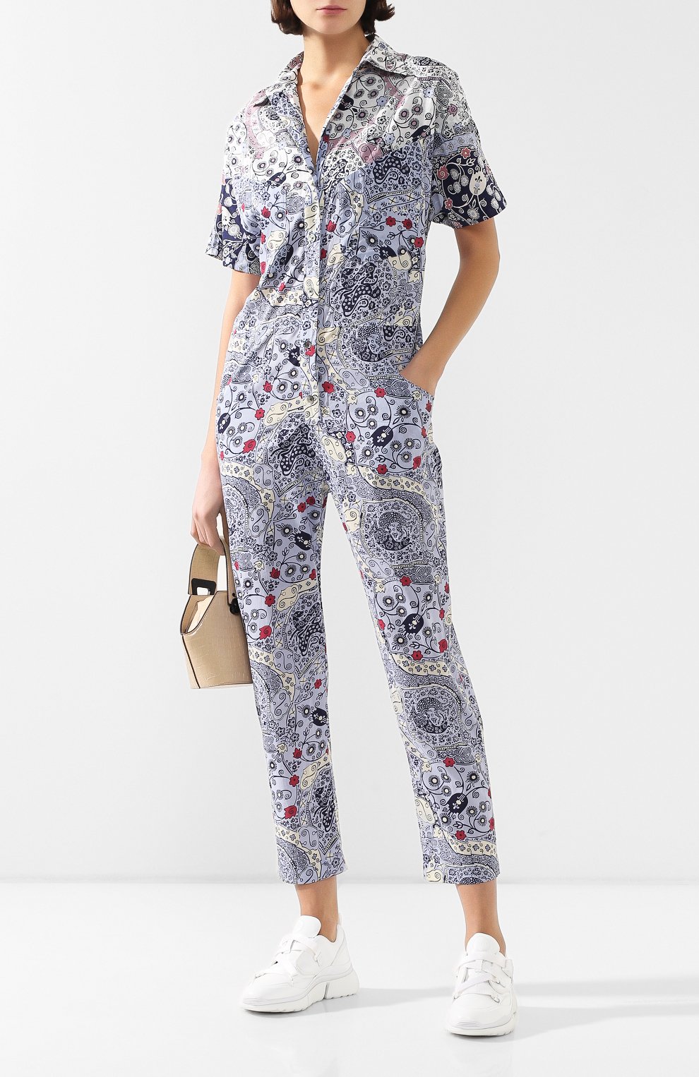 Хлопковый комбинезон ISABEL MARANT ETOILE, арт. CB0253-20P026E/UDENA, фото 2
