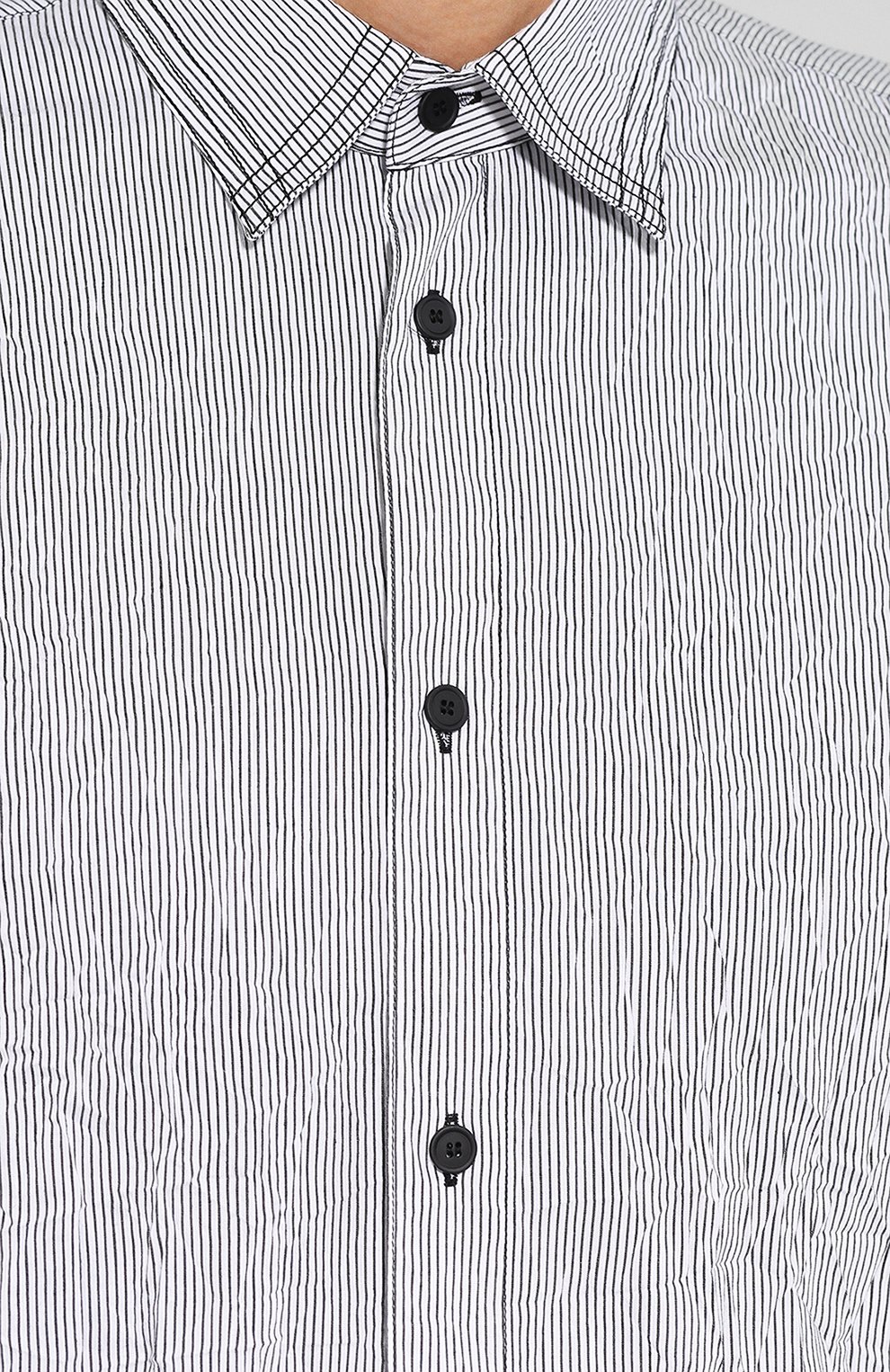 Плиссированная хлопковая рубашка BOTTEGA VENETA, арт. 514034/VE0M0, фото 5