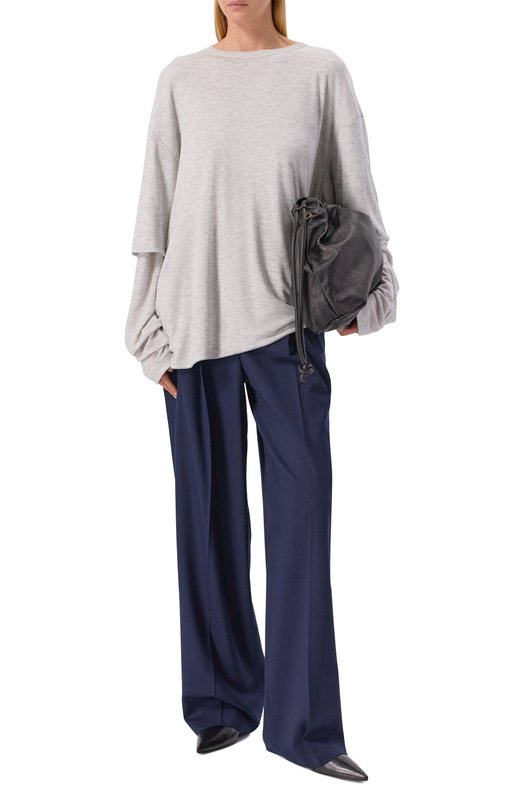 Шерстяные брюки Aya Muse AMFW2549 Синий  AMFW2549 Фото 2