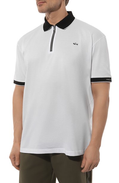 Хлопковое поло PAUL&SHARK, арт. 24411319/3XL-6XL, фото 3