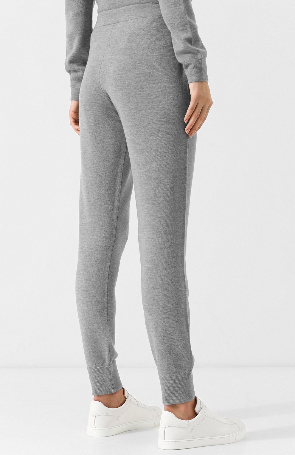 Однотонные шерстяные джоггеры с эластичным поясом RALPH LAUREN, арт. 290700746, фото 4