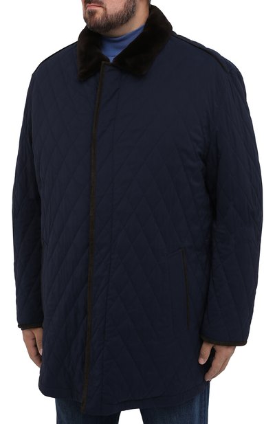 Куртка из шерсти и шелка с меховой подкладкой BRIONI, арт. SFP90L/09A20, фото 3