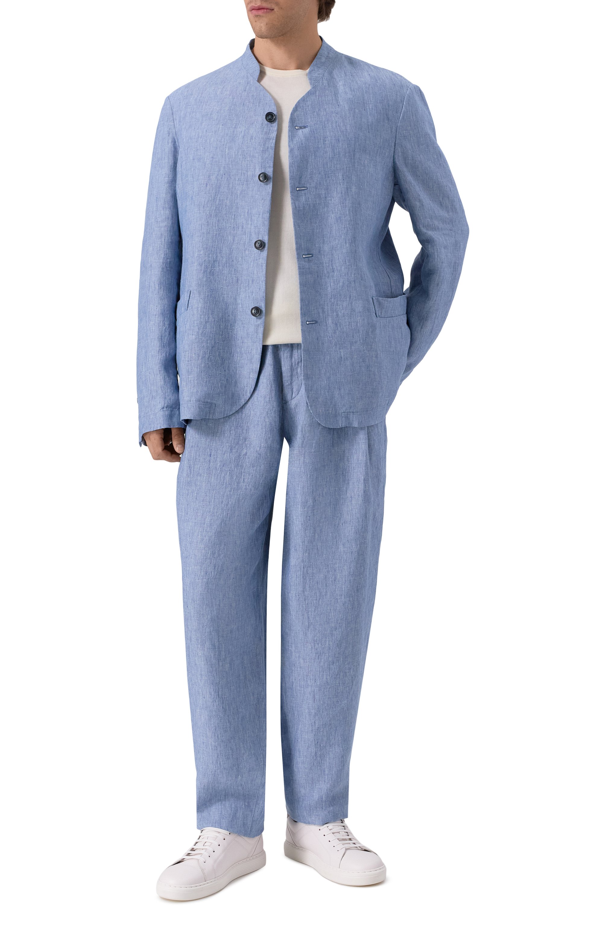 Льняной пиджак GIORGIO ARMANI, арт. GM001742/AF17957, фото 2