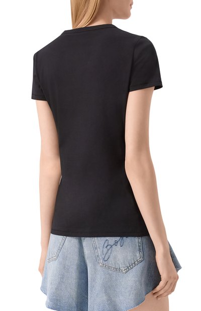 Хлопковая футболка BOSS ORANGE, арт. 50541343, фото 4