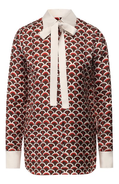 Женская шелковая блузка VALENTINO, арт. RB3ABA2M4ES