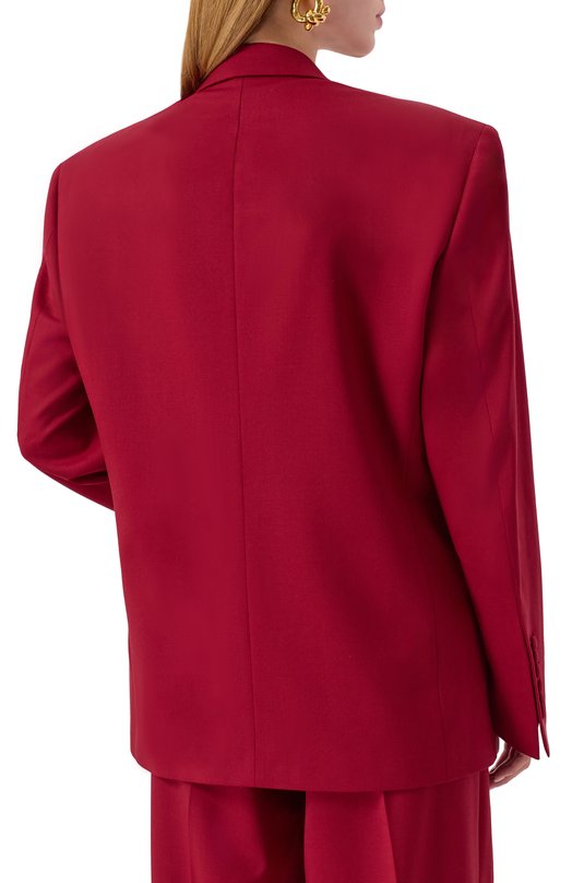 Шерстяной жакет Jacob Lee WWB2060AW25-0VER-NR Бордовый  WWB2060AW25-0VER-NR Фото 4