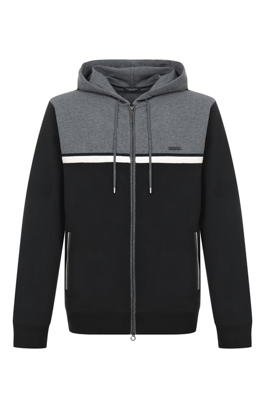 Хлопковая толстовка Stefano Ricci K101046FCR/T25350 Чёрный K101046FCR/T25350