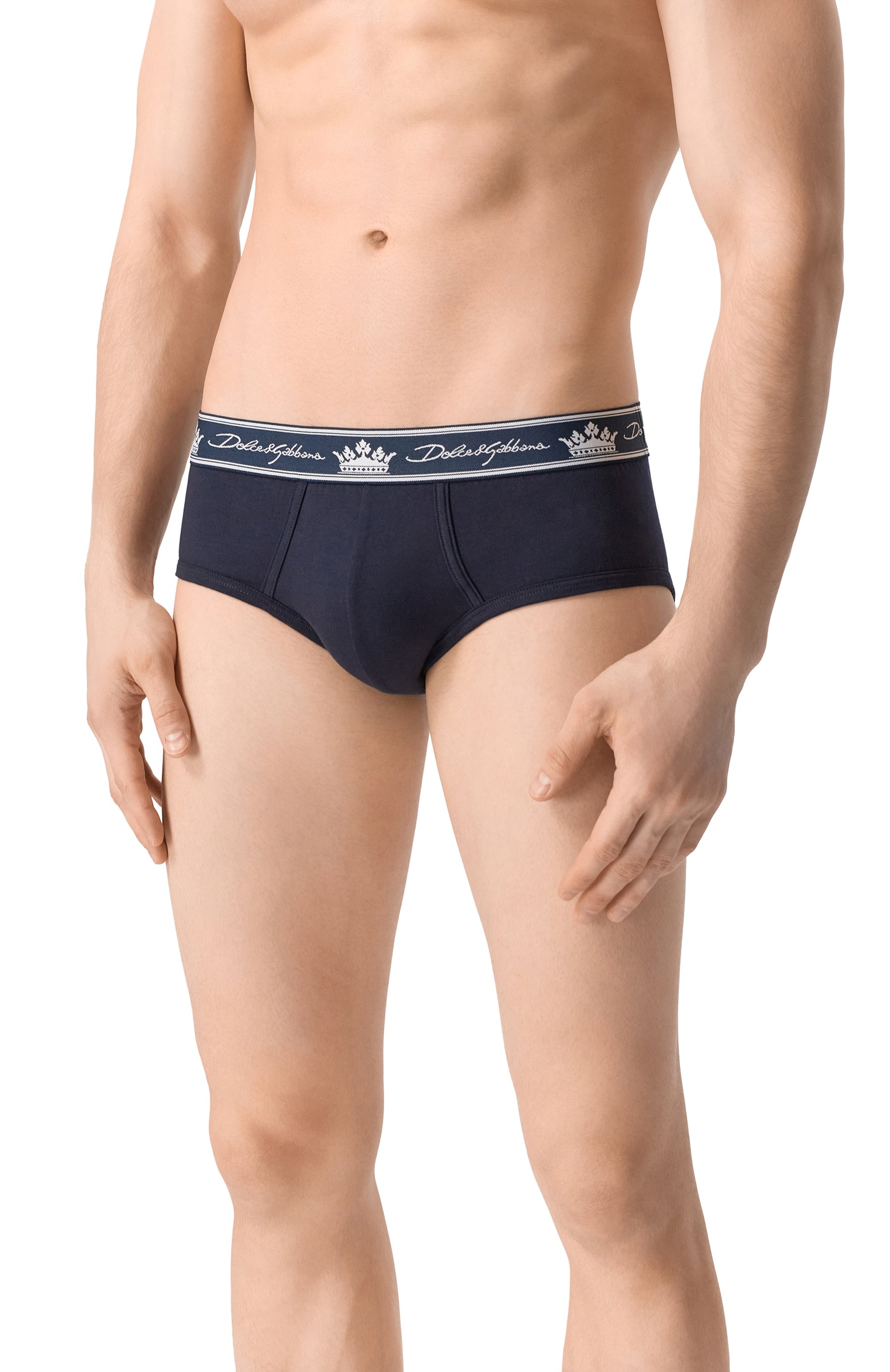 Хлопковые брифы DOLCE & GABBANA, арт. M3B82J/0NR55, фото 2