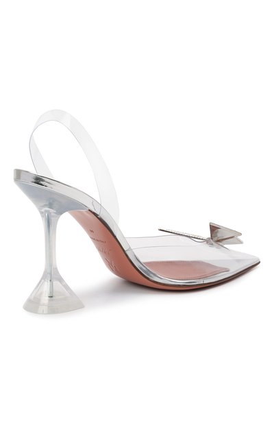 Туфли awge x amina muaddi AMINA MUADDI прозрачного цвета по цене 143500 руб., арт. PH0ENIX GLASS/PVC AM/TRASPARENTE, фото 4 Туфли awge x amina muaddi AMINA MUADDI, арт. PH0ENIX GLASS/PVC AM/TRASPARENTE, фото 4