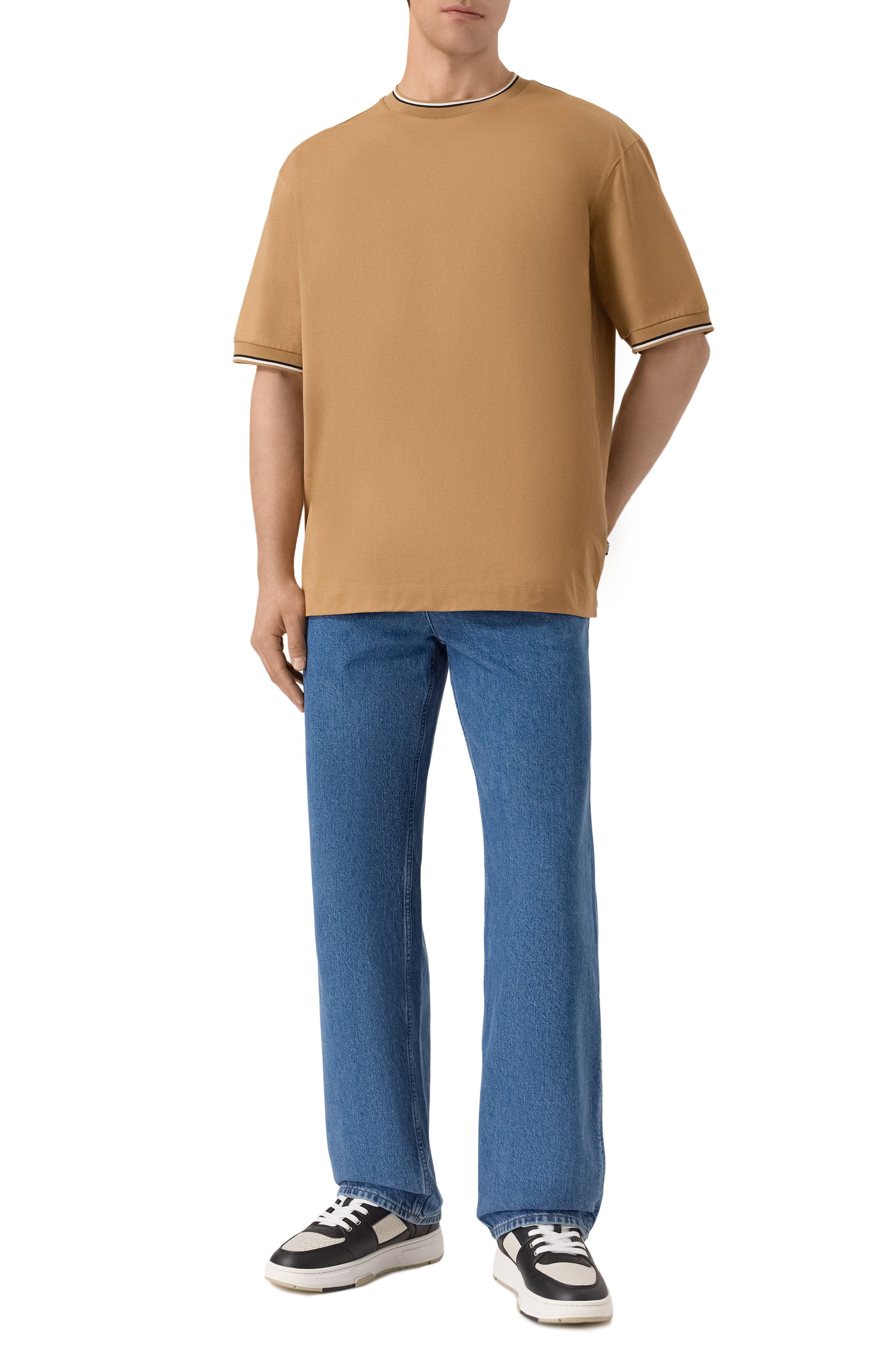 Хлопковая футболка BOSS, арт. 50548012, фото 2