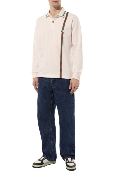 Кожаные кеды SAINT LAURENT, арт. 713600/AAAWR6379, фото 2