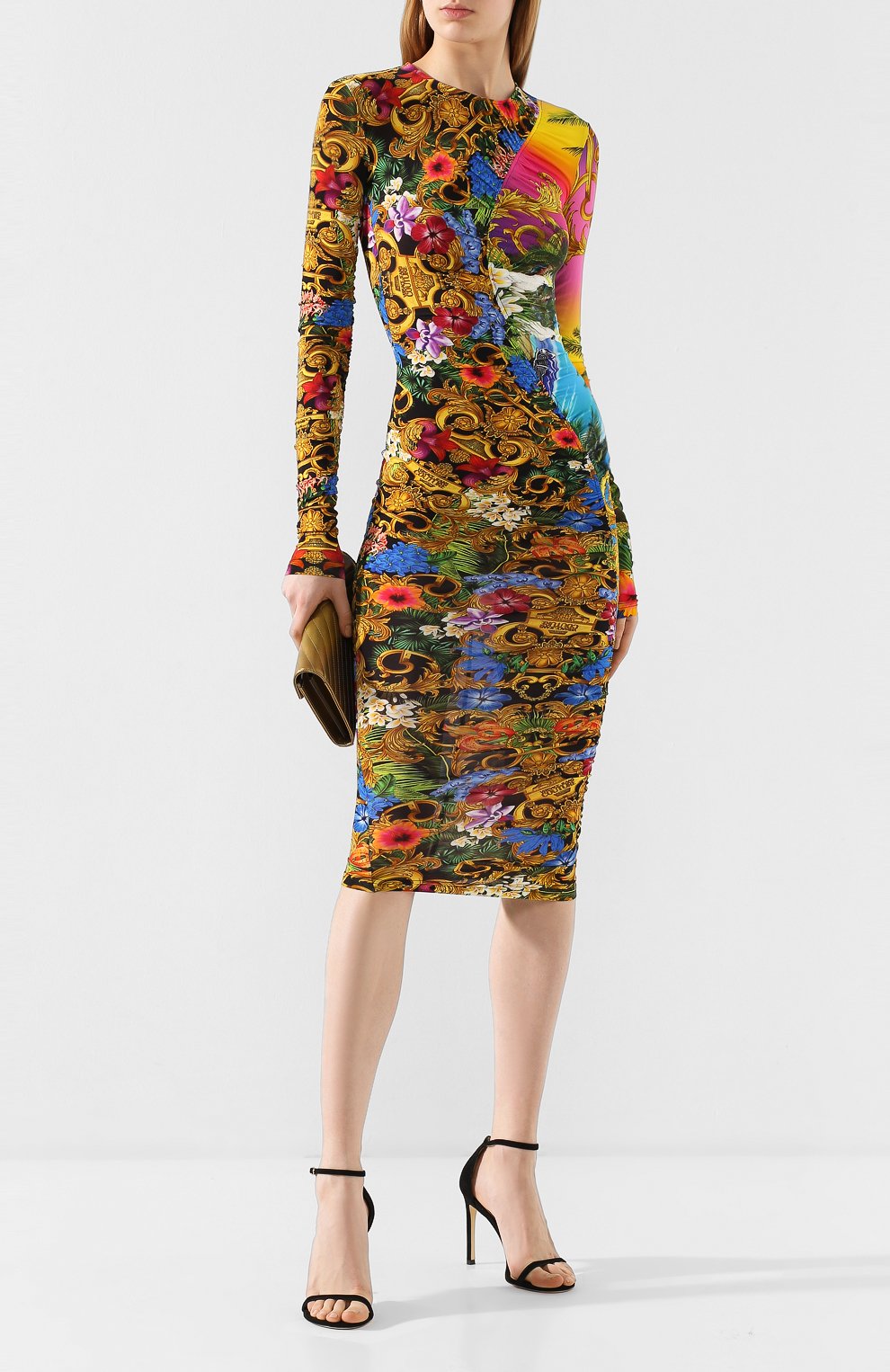Платье из вискозы VERSACE JEANS COUTURE, арт. D2HVA450-VDP904/S0644, фото 2