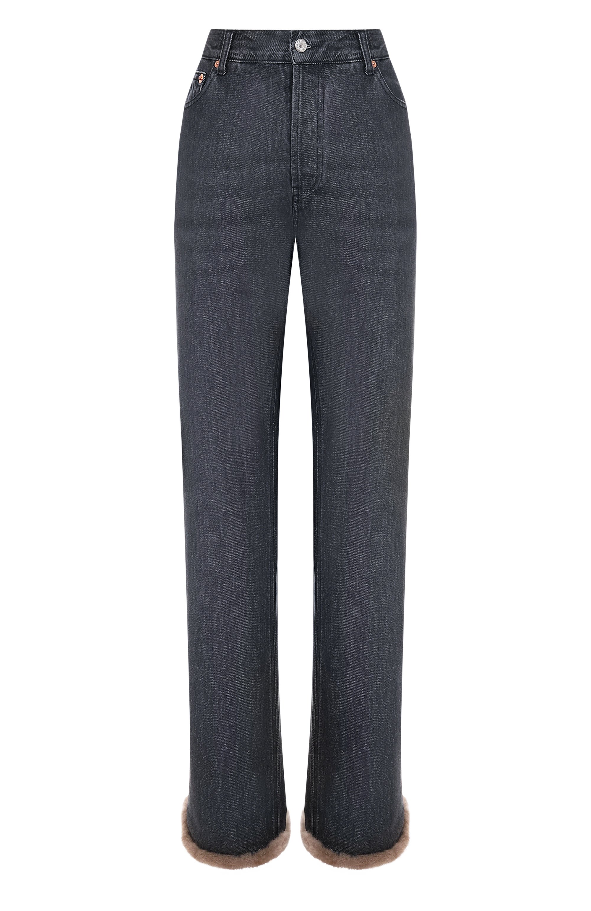 Джинсы с отделкой из норки FORTE DEI MARMI COUTURE, арт. 23WF8053M, фото 1