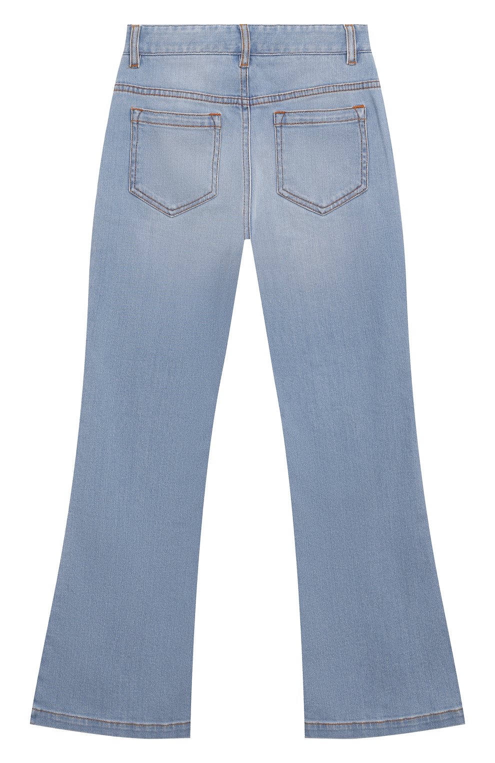 Джинсы CHLOÉ голубого цвета по цене 17300 руб., арт. C20082/6A-12A, фото 2 Джинсы CHLOÉ, арт. C20082/6A-12A, фото 2