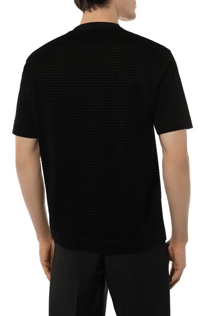 Футболка из лиоцелла и хлопка EMPORIO ARMANI, арт. 6D1TD5/1J0SZ, фото 4