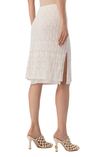 Юбка из хлопка и шелка BOTTEGA VENETA, арт. 835382/V5ND0, фото 4