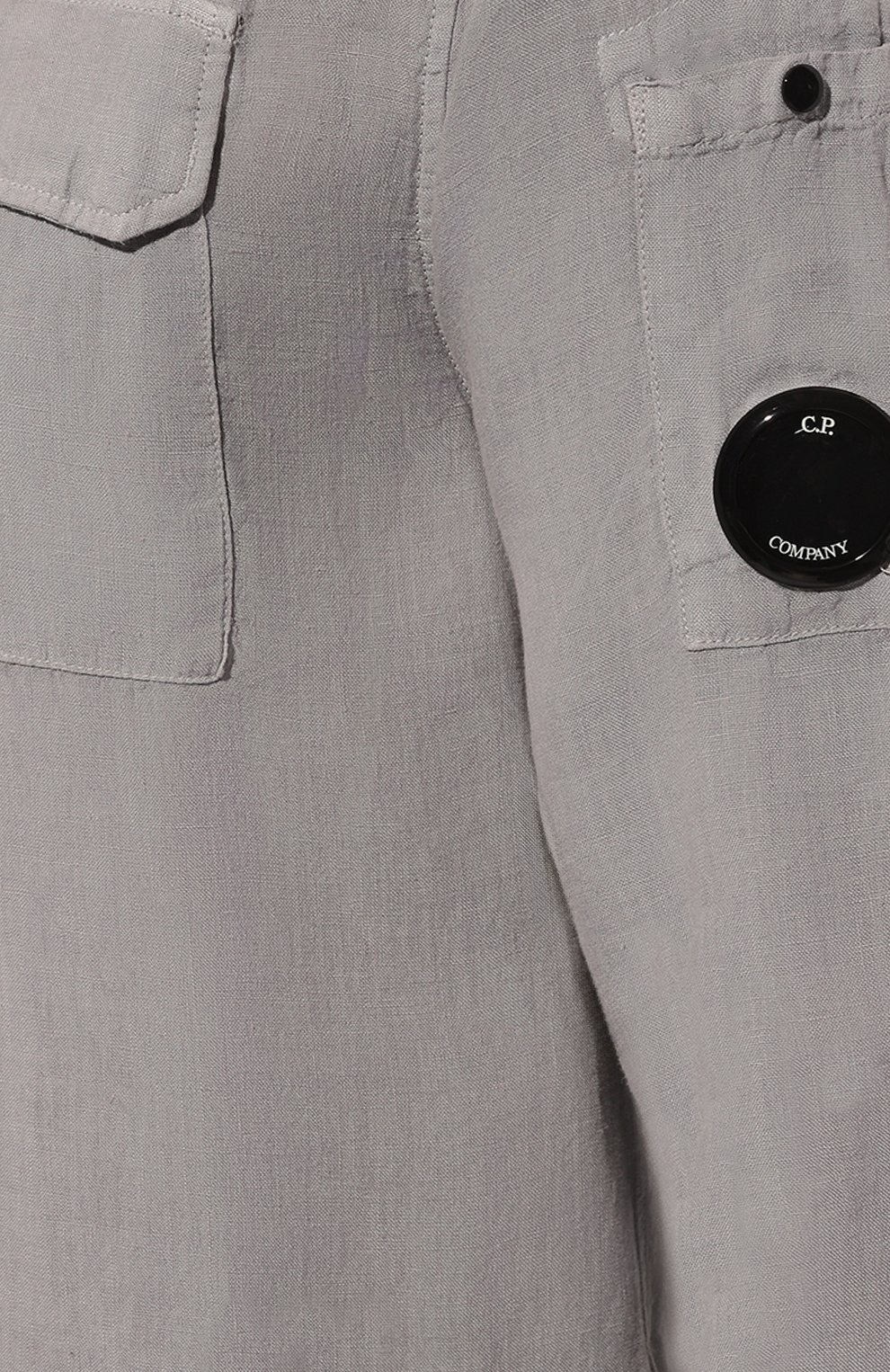 Льняная рубашка C.P. COMPANY, арт. 16CMSH301A005415G, фото 5