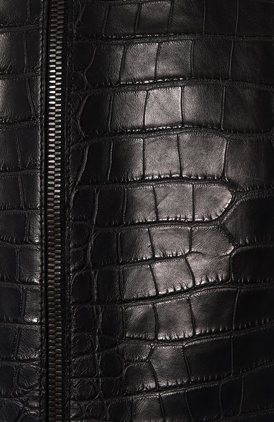 Куртка из кожи аллигатора PRADA, арт. UPW161-016-F0008, фото 5