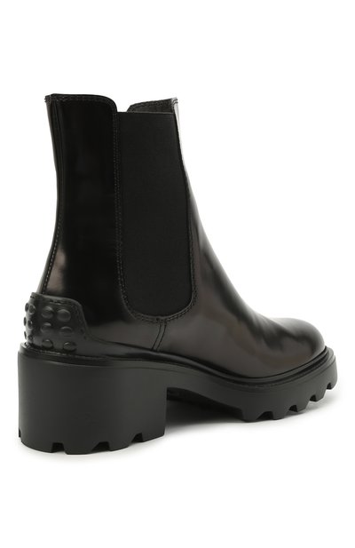 Кожаные ботинки TOD’S черного цвета по цене 69300 руб., арт. XXW08D0EA10AKT, фото 4 Кожаные ботинки TOD’S, арт. XXW08D0EA10AKT, фото 4