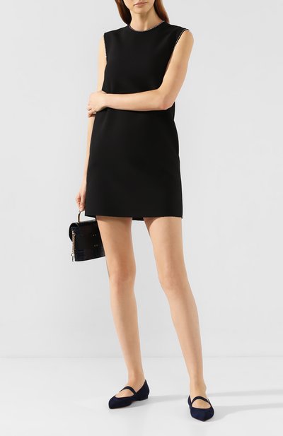 Замшевые балетки SANTONI, арт. WAWN58678HI2CMGDU82, фото 2