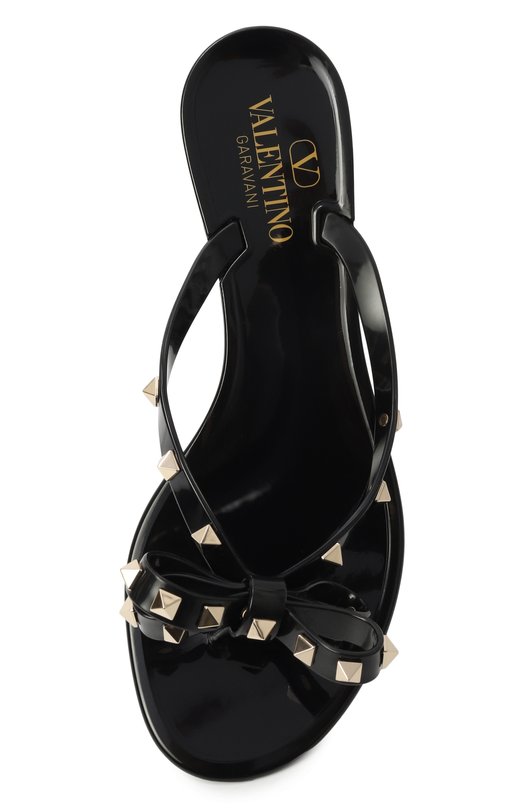 Шлепанцы Rockstud Valentino 7W2S0552/PVS Чёрный  7W2S0552/PVS Фото 6