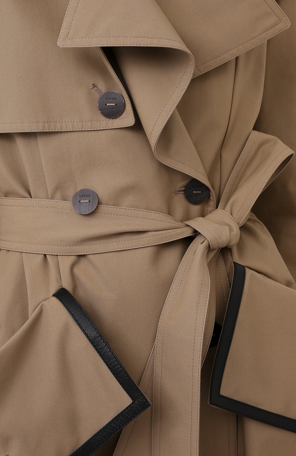 Хлопковый тренч LOEWE, арт. S359336X78, фото 6