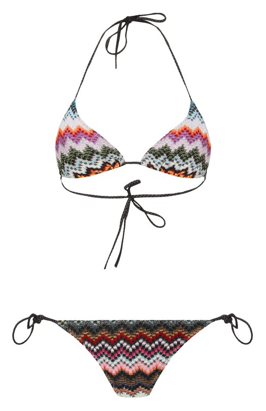 Раздельный купальник из вискозы Missoni MC22SP00/BR014F Чёрный MC22SP00/BR014F