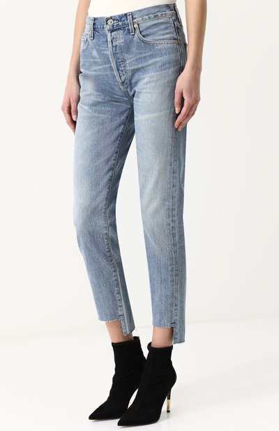 Укор оченные джинсы прямого кроя с потертостями CITIZENS OF HUMANITY, арт. 1620B-837, фото 3