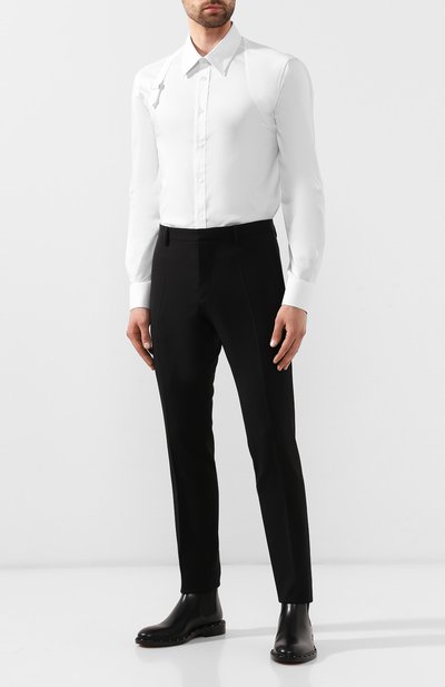 Хлопковая рубашка ALEXANDER MCQUEEN, арт. 575366/QNN19, фото 2