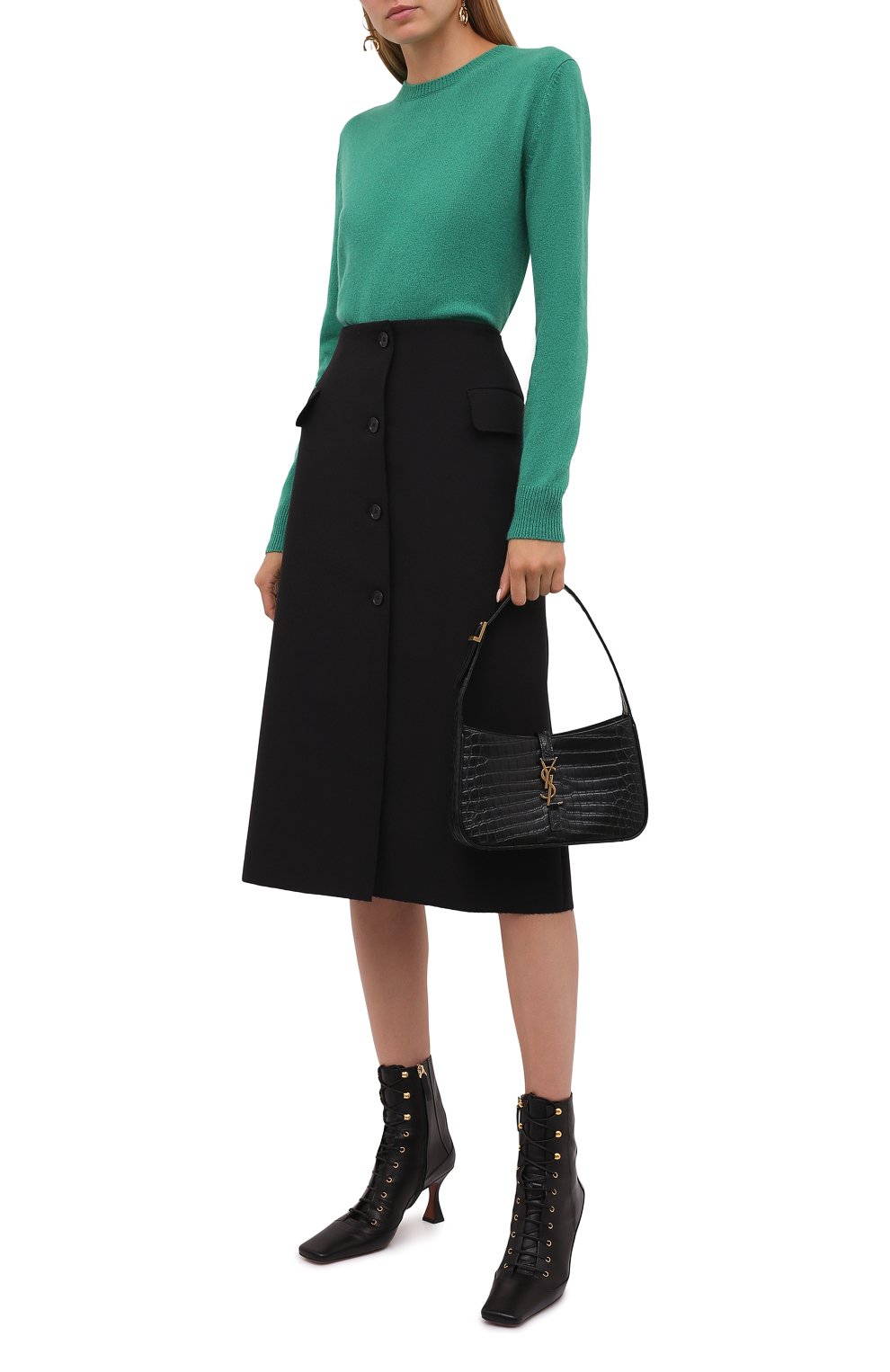 Юбка MSGM черного цвета по цене 35850 руб., арт. 3141MDD26 217602, фото 2 Юбка MSGM, арт. 3141MDD26 217602, фото 2