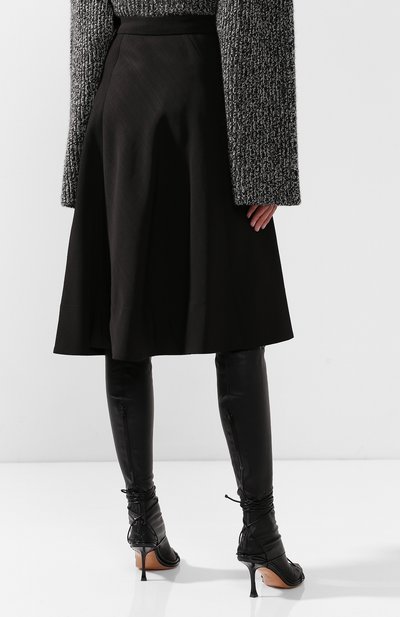 Юбка из смеси вискозы и шелка CELINE черного цвета по цене 261500 руб., арт. 22V096928, фото 4 Юбка из смеси вискозы и шелка CELINE, арт. 22V096928, фото 4