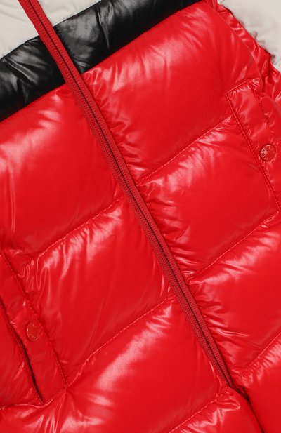 Пуховый комбинезон на молнии с капюшоном MONCLER ENFANT, арт. D2-951-14360-85-68950/3M-18M, фото 3
